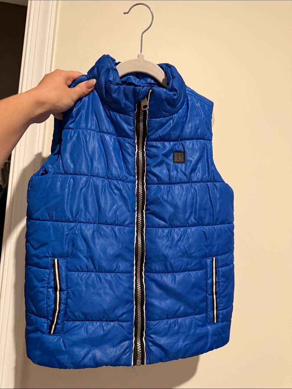 Calvin Klein Royal Blue Puffer Vest